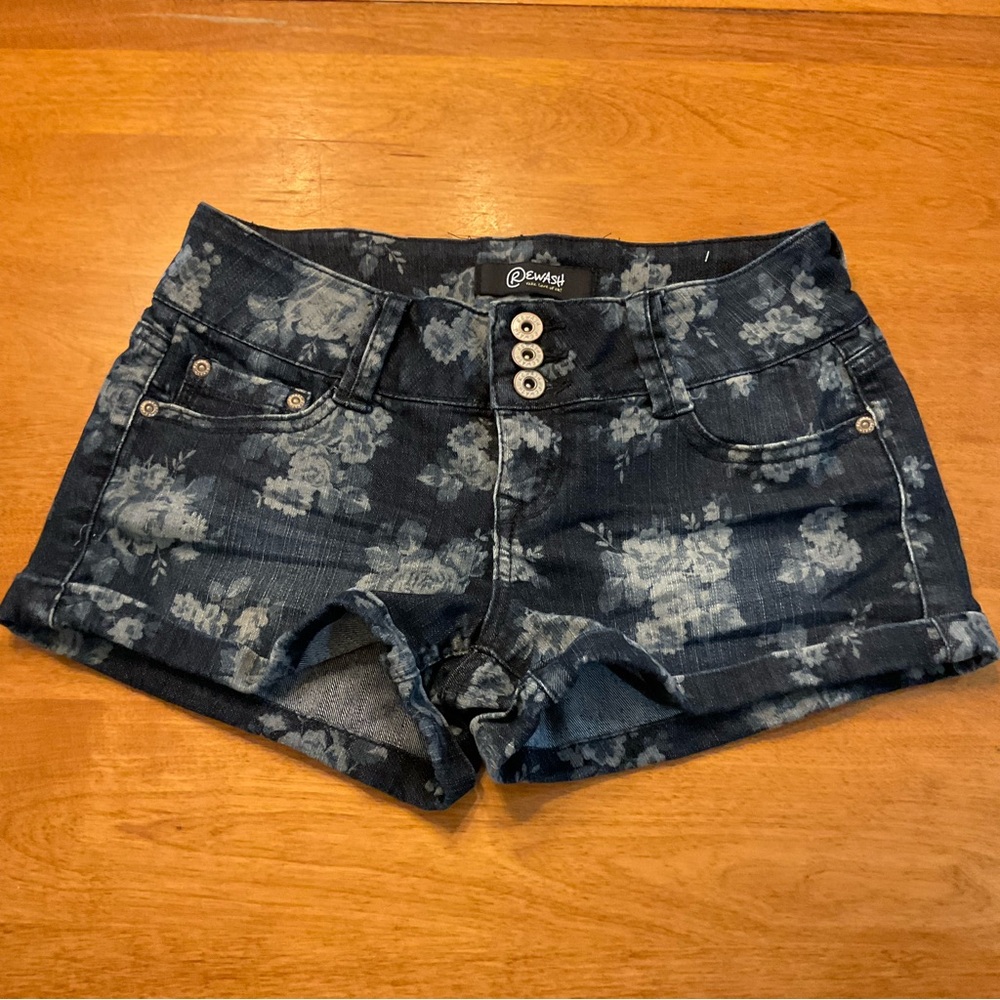 Rewash Floral Denim Shorts size 6
